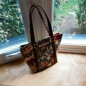 Longaberger Tapestry Small Shopper Tote